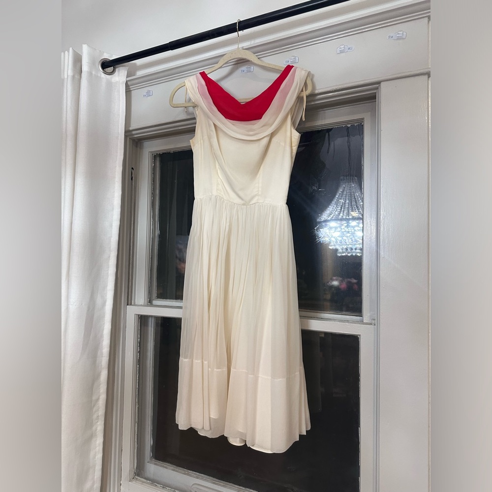 Vintage Chiffon Dress Size Small